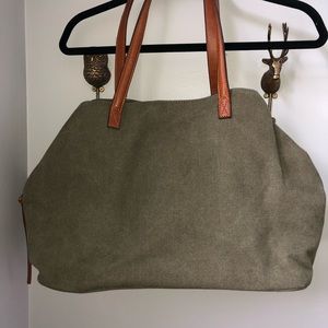 Green Canvas Purse